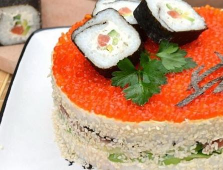 Салат с креветками и красной икрой - пошаговые рецепты приготовления с фото