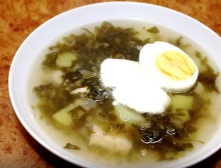 Щавелевый суп: рецепт классического супа из щавеля